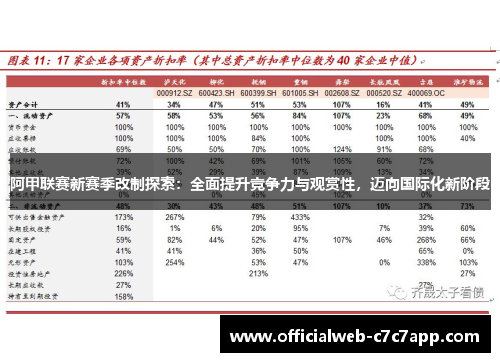阿甲联赛新赛季改制探索：全面提升竞争力与观赏性，迈向国际化新阶段